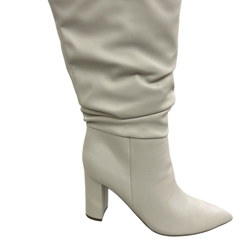 Marc Fisher Elegant White Knee-High Women's Boots